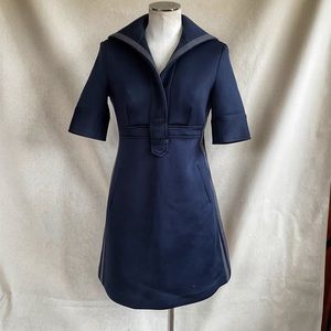 Adolfo Dominguez Navy Scuba Dress